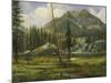 Sierra Nevada Mountains-Albert Bierstadt-Mounted Giclee Print