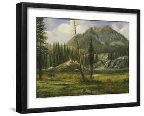 Sierra Nevada Mountains-Albert Bierstadt-Framed Giclee Print