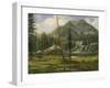 Sierra Nevada Mountains-Albert Bierstadt-Framed Giclee Print