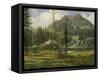 Sierra Nevada Mountains-Albert Bierstadt-Framed Stretched Canvas