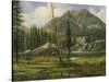 Sierra Nevada Mountains-Albert Bierstadt-Stretched Canvas