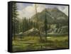 Sierra Nevada Mountains-Albert Bierstadt-Framed Stretched Canvas