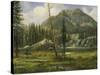 Sierra Nevada Mountains-Albert Bierstadt-Stretched Canvas