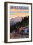 Sierra Nevada - the Mountains are Calling-Lantern Press-Framed Art Print