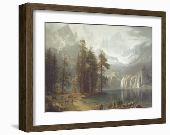 Sierra Nevada-Albert Bierstadt-Framed Art Print