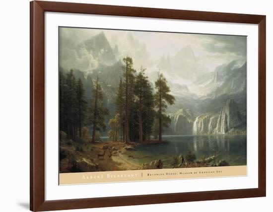 Sierra Nevada-Albert Bierstadt-Framed Art Print