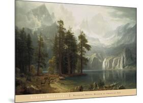 Sierra Nevada-Albert Bierstadt-Mounted Art Print