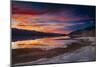 Sierra Sunset Over Owens Lake In Southern California-Jay Goodrich-Mounted Photographic Print