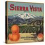 Sierra Vista Brand - Riverside, California - Citrus Crate Label-Lantern Press-Stretched Canvas