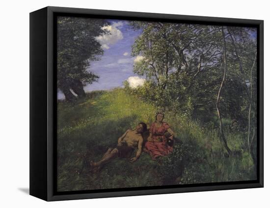 Siesta, 1889-Hans Thoma-Framed Stretched Canvas