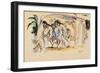 Siesta, 1915 (W/C on Paper)-Jules Pascin-Framed Giclee Print