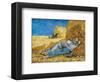 Siesta-Vincent van Gogh-Framed Art Print