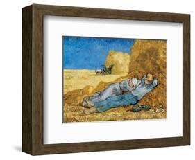 Siesta-Vincent van Gogh-Framed Art Print