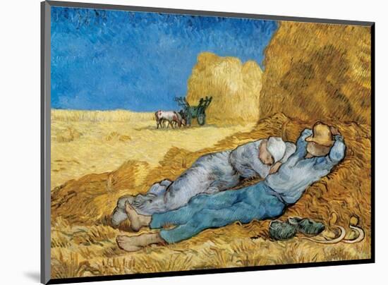 Siesta-Vincent van Gogh-Mounted Art Print