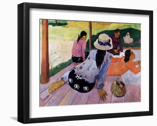 Siesta-Paul Gauguin-Framed Giclee Print