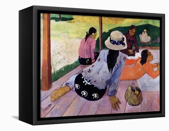 Siesta-Paul Gauguin-Framed Stretched Canvas