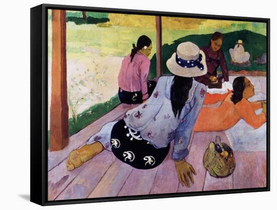 Siesta-Paul Gauguin-Framed Stretched Canvas