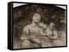 Sieste champêtre-Gustave Courbet-Framed Stretched Canvas