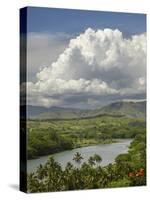 Sigatoka River, Lower Sigatoka Valley, Coral Coast, Viti Levu, Fiji, South Pacific-David Wall-Stretched Canvas