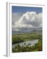 Sigatoka River, Lower Sigatoka Valley, Coral Coast, Viti Levu, Fiji, South Pacific-David Wall-Framed Premium Photographic Print