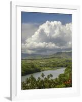 Sigatoka River, Lower Sigatoka Valley, Coral Coast, Viti Levu, Fiji, South Pacific-David Wall-Framed Photographic Print