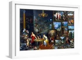 Sight and Smell-Jan Brueghel the Elder-Framed Giclee Print