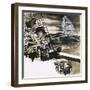 Sighting of a Ghost Ship-Ralph Bruce-Framed Giclee Print