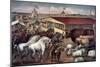 Sights at the Fair Ground-Currier & Ives-Mounted Giclee Print