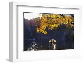 Sightseeing boat, Osaka Castle, Osaka, Kansai, Japan-Christian Kober-Framed Photographic Print