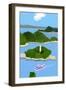 Sightseeing boat-Hiroyuki Izutsu-Framed Giclee Print