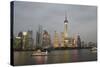 Sightseeing Dinner Boat on River, Shanghai, China-Cindy Miller Hopkins-Stretched Canvas