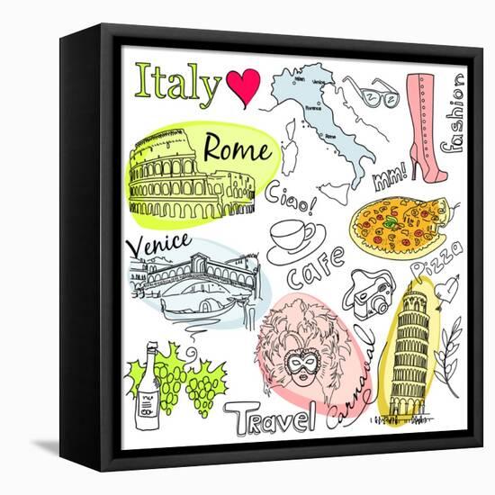 Sightseeing In Italy-Alisa Foytik-Framed Stretched Canvas