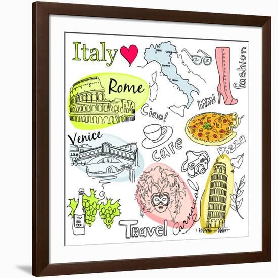 Sightseeing In Italy-Alisa Foytik-Framed Art Print