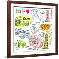 Sightseeing In Italy-Alisa Foytik-Framed Art Print