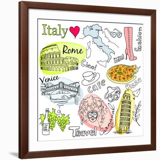 Sightseeing In Italy-Alisa Foytik-Framed Art Print