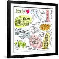 Sightseeing In Italy-Alisa Foytik-Framed Art Print