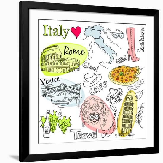 Sightseeing In Italy-Alisa Foytik-Framed Art Print