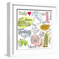 Sightseeing In Italy-Alisa Foytik-Framed Art Print