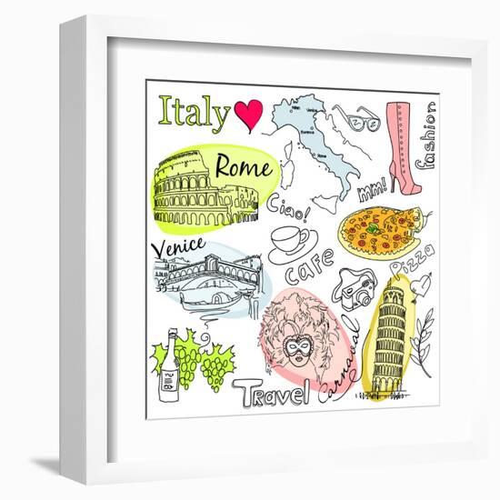 Sightseeing In Italy-Alisa Foytik-Framed Art Print