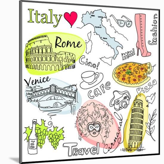 Sightseeing In Italy-Alisa Foytik-Mounted Art Print