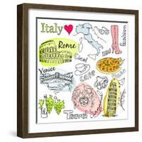 Sightseeing In Italy-Alisa Foytik-Framed Art Print