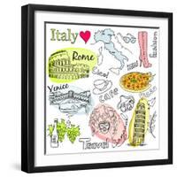 Sightseeing In Italy-Alisa Foytik-Framed Art Print