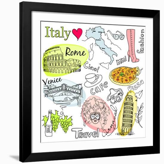 Sightseeing In Italy-Alisa Foytik-Framed Art Print