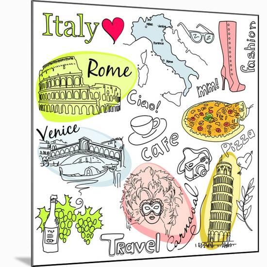 Sightseeing In Italy-Alisa Foytik-Mounted Art Print