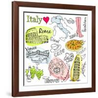 Sightseeing In Italy-Alisa Foytik-Framed Art Print