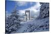 Sightseeing platform Windklang, Mount Erbeskopf, Hunsruck, Rhineland-Palatinate, Germany, Europe-Hans-Peter Merten-Stretched Canvas