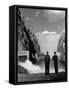 Sightseers Enjoying the Magnificent Power of Boulder Dam-Alfred Eisenstaedt-Framed Stretched Canvas