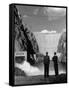 Sightseers Enjoying the Magnificent Power of Boulder Dam-Alfred Eisenstaedt-Framed Stretched Canvas