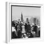 Sightseers Taking a Guided Tour on Top of the Rockefeller Center Post Office's Roof-Bernard Hoffman-Framed Photographic Print