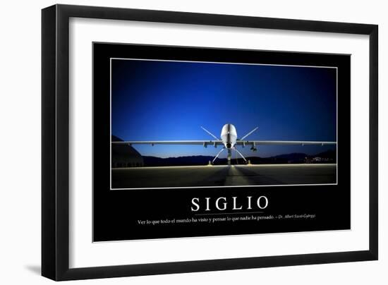 Sigilo. Cita Inspiradora Y Póster Motivacional-null-Framed Photographic Print